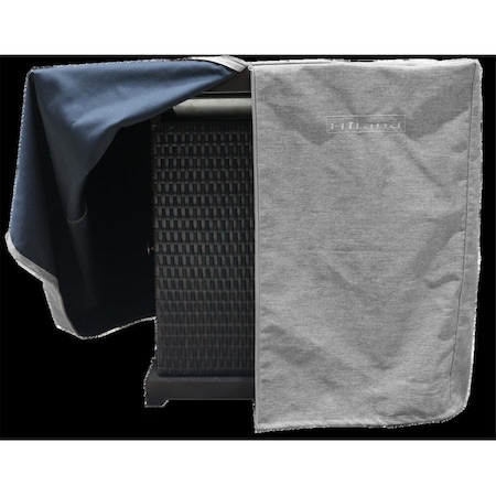 Gardencontrol 32 in. Fire Pit Commercial Cover Grey GA2769685